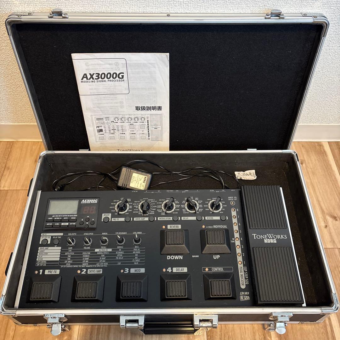 KORG AX3000G マルチエフェクター【中古】【ハードケース/おまけ付き】