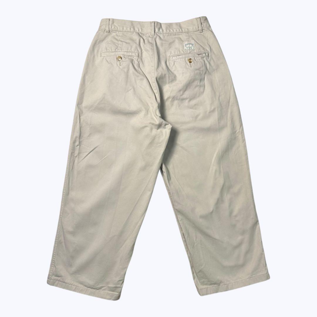 【希少❗️】90's'Ralph LaurenポロチノUSA製2タック初期タグ