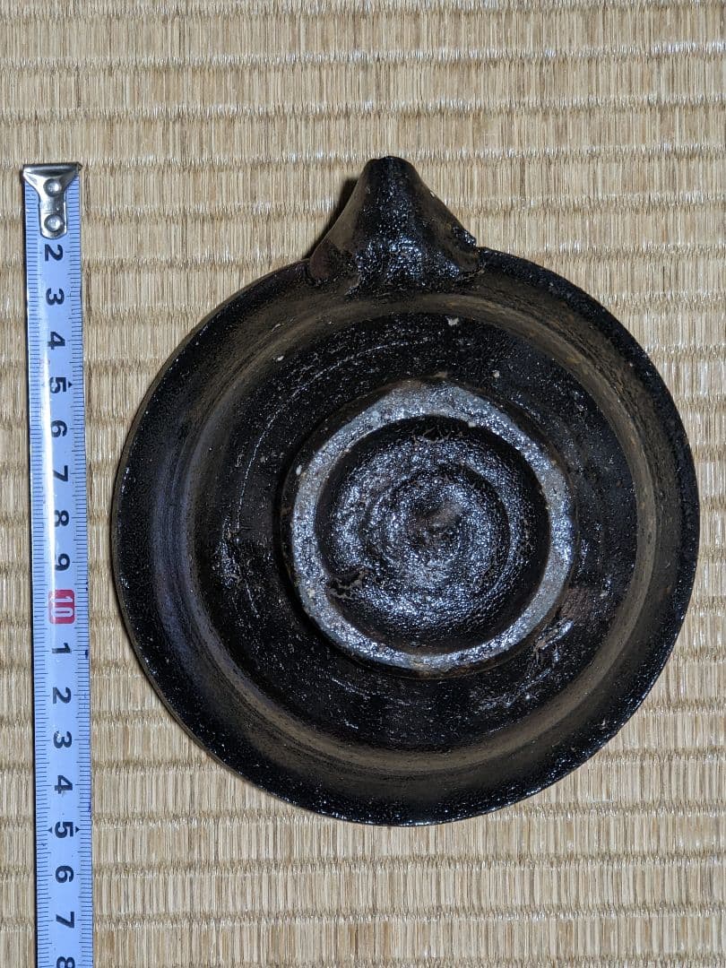 ♦片口抹茶碗 茶道具 片口酒器 ぐい呑み 窯元不明 未使用品 秀作な作家物