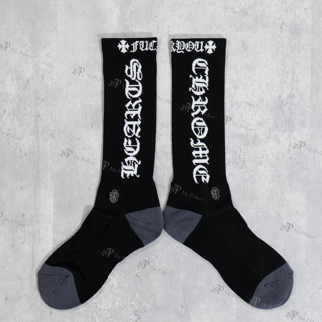【新品】 Chrome Hearts ダガー ソックス 靴下 白色 L