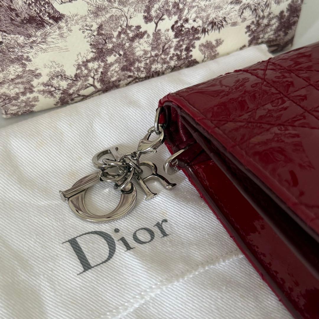 【年末年始配送30日までまむ】Lady Dior Lotus ウォレット