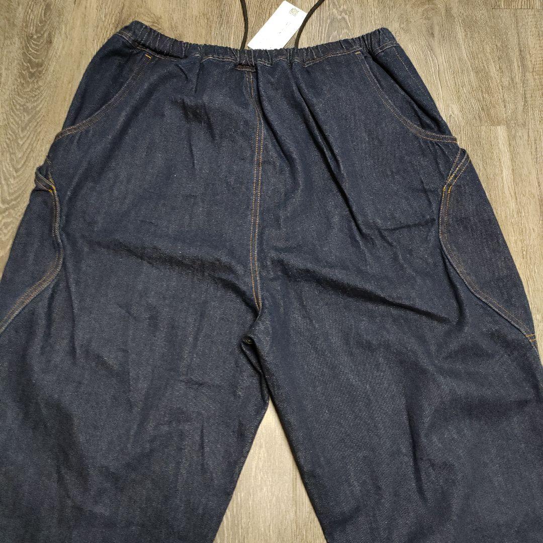 新品タグ付　CAMBIO カンビオ　変形ブッシュバルーンデニムパンツ Ｌ