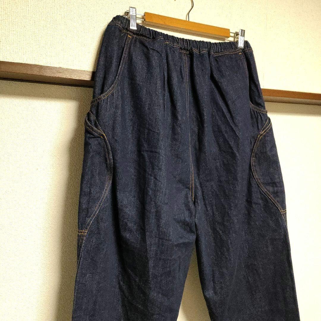 新品タグ付　CAMBIO カンビオ　変形ブッシュバルーンデニムパンツ Ｌ