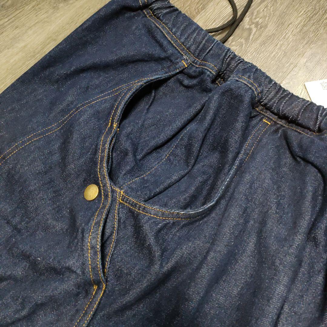 新品タグ付　CAMBIO カンビオ　変形ブッシュバルーンデニムパンツ Ｌ