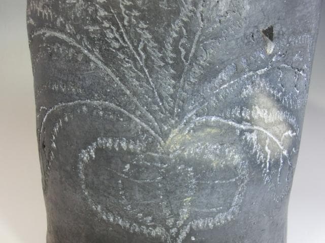 手炉■小さい手火鉢 蕪の絵 陶器 五徳付き 瓶掛け 風炉 火入れ 手焙り 古民具