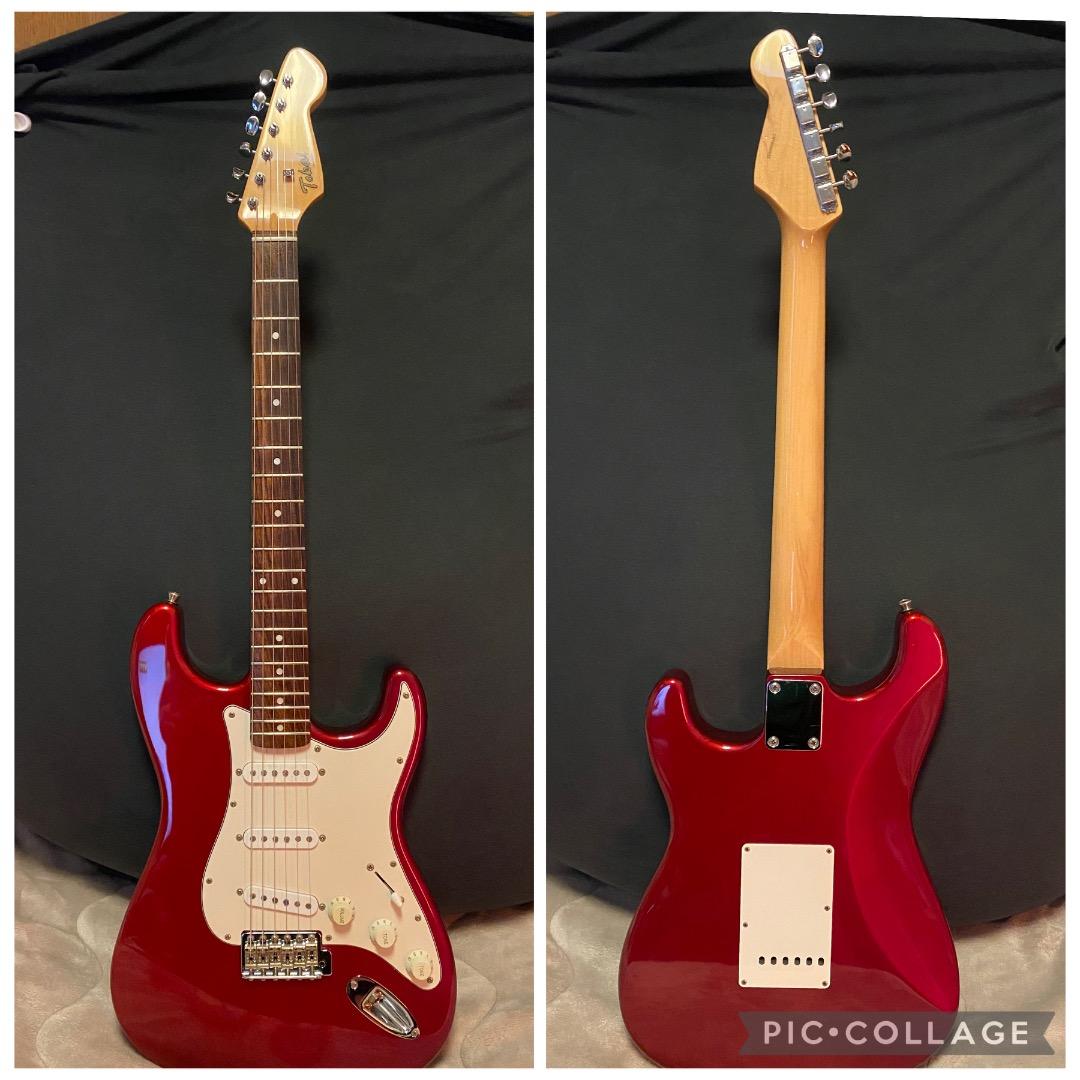 Tokai ストラトタイプ エレキギター 赤系
