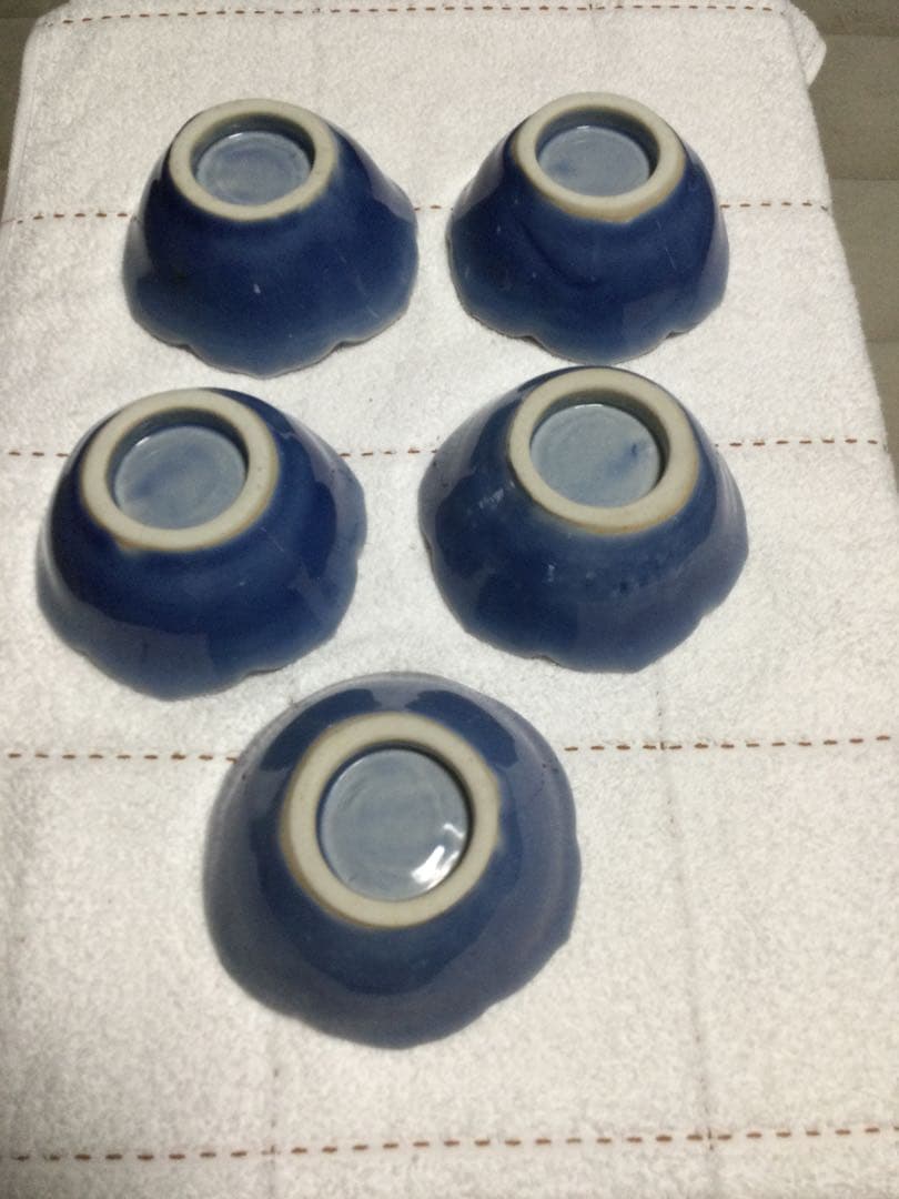 瑠璃釉　小鉢　5個セット　伊万里?