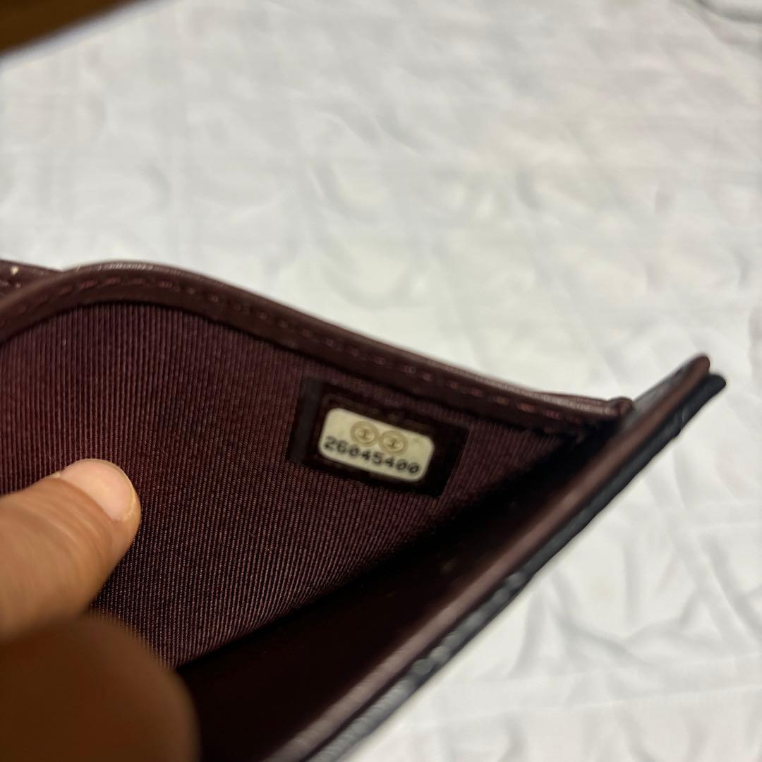 値下げしました シャネルマトラッセ三つ折り財布