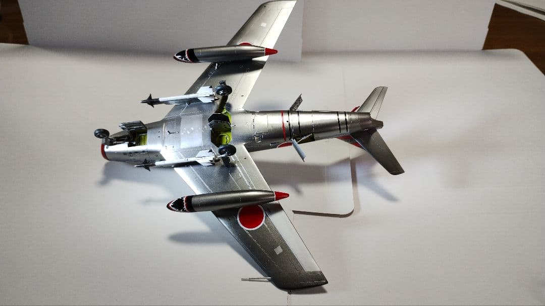 プラモデル完成機　1/48　航空自衛隊 F-86F-40 セイバー