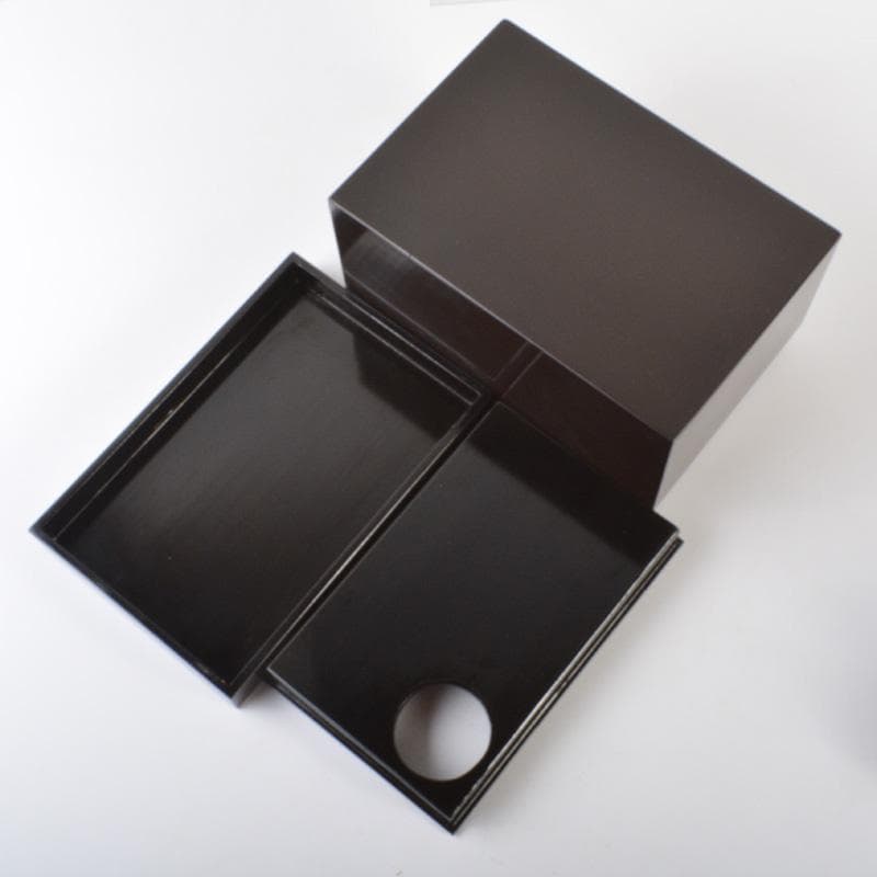 茶道具　茶箱　平安春峰作　振出　茶巾筒　茶碗など　七点　一式　V　6399