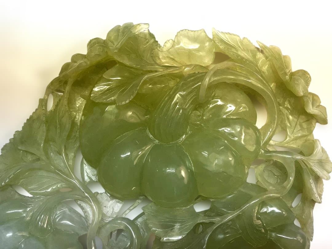 中国美術 中国古玩 天然玉石 砡製 オブジェ 唐物