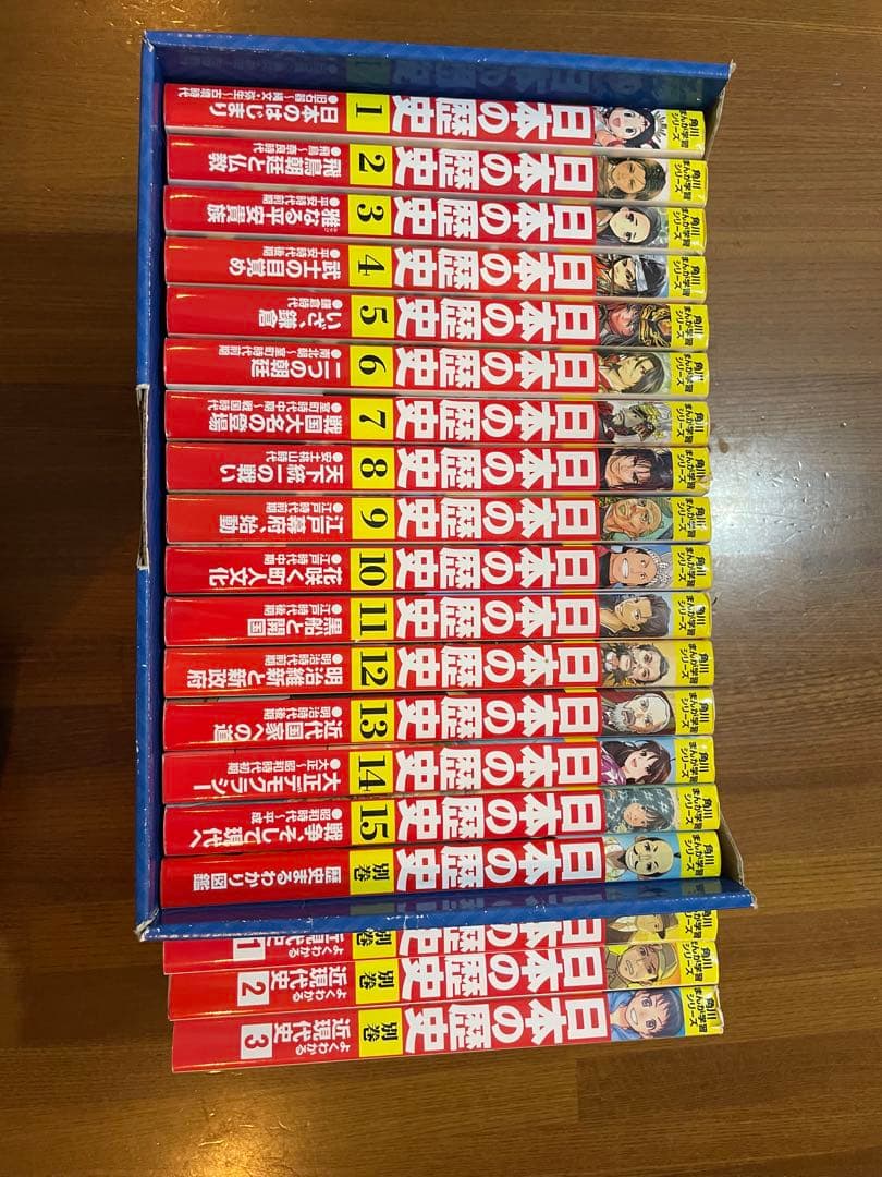日本の歴史 角川漫画学習シリーズ　15巻＋別巻4巻
