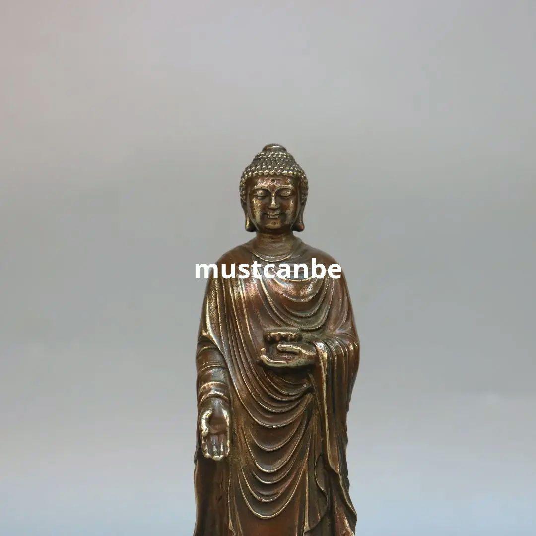 仏教美術 仏像 西方三聖立仏仏像 奉納仏像 工芸品 銅製品 置物