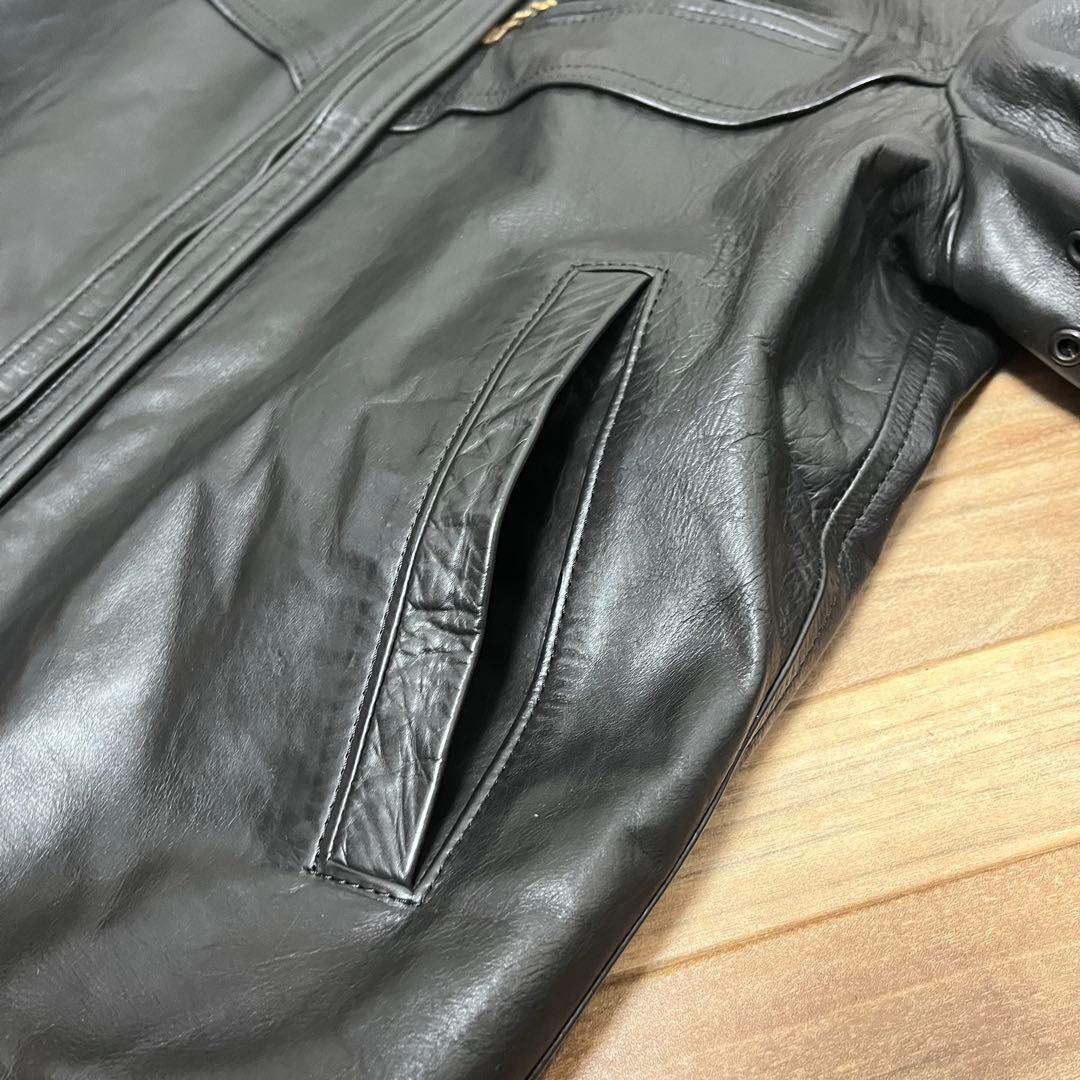 超希少　ナイジェルケーボン　レザージャケット　シングルライダース　50