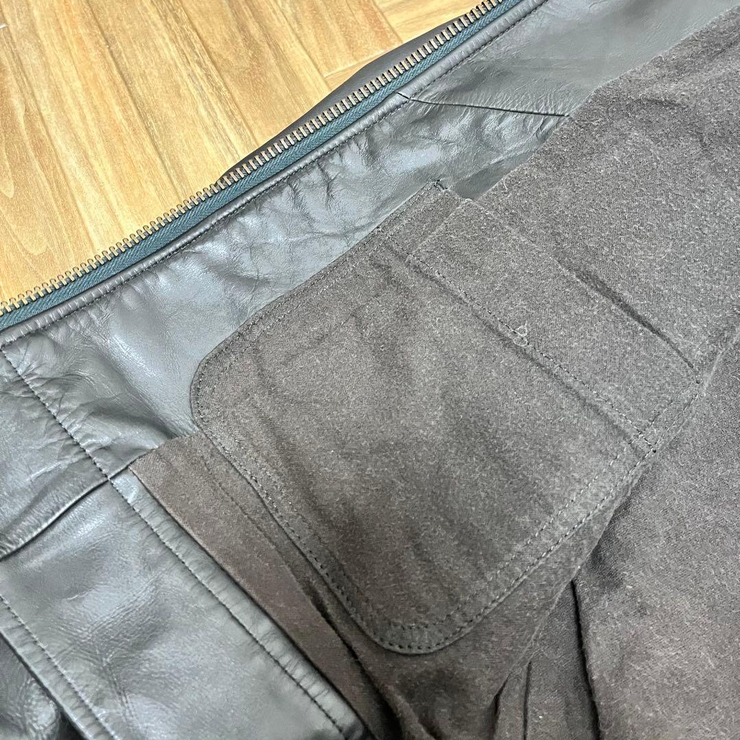 超希少　ナイジェルケーボン　レザージャケット　シングルライダース　50