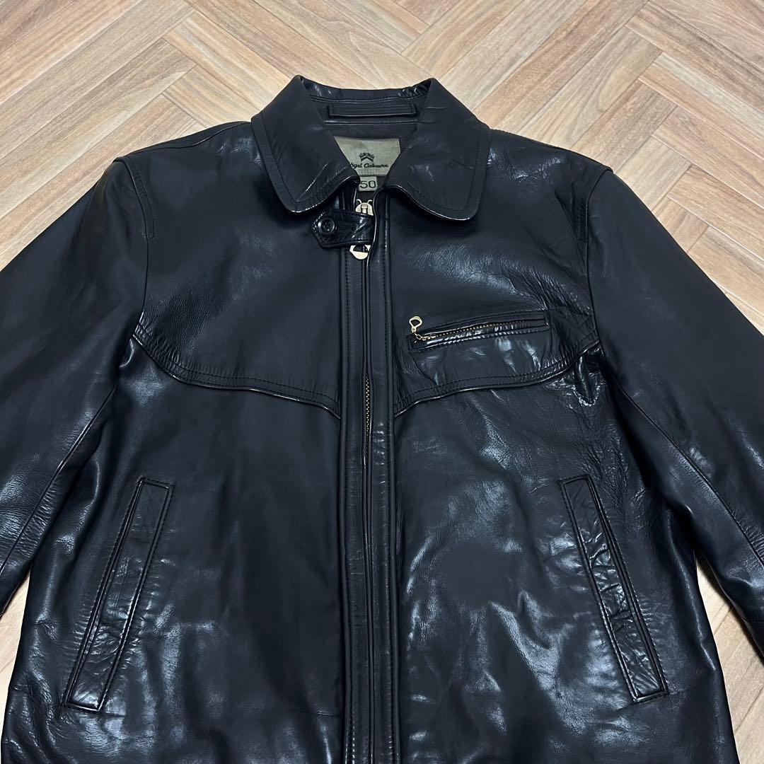 超希少　ナイジェルケーボン　レザージャケット　シングルライダース　50