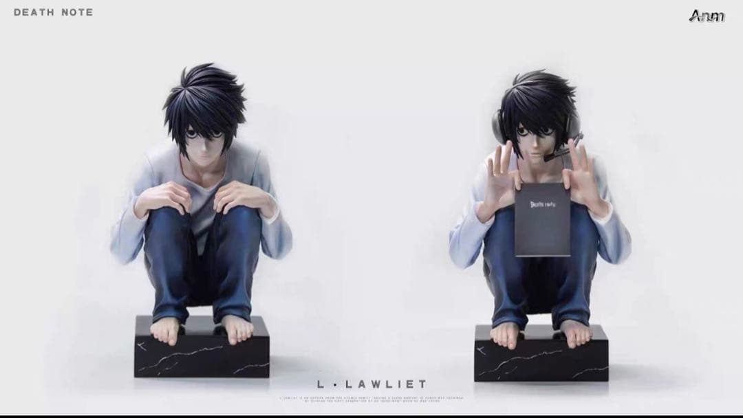 デスノート エル・ローライト L ガレージキット ガレキ スタチュー④