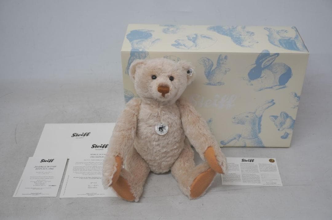 【M2512-29】シュタイフ Steiff テディベア BARLE レプリカ
