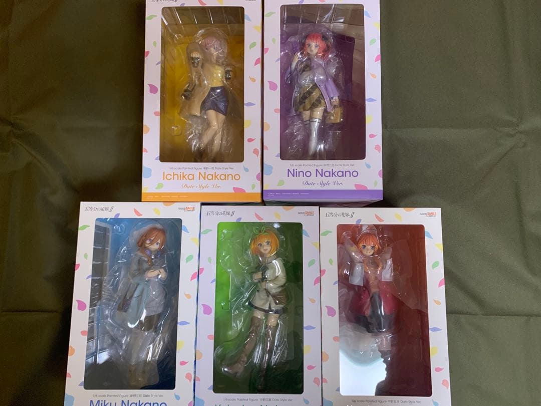 五等分の花嫁 Date Style フィギュア 5体セット