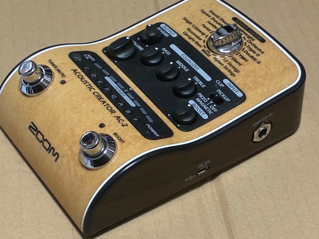 ZOOM AC-2 アコースティックエフェクター 中古　動作品