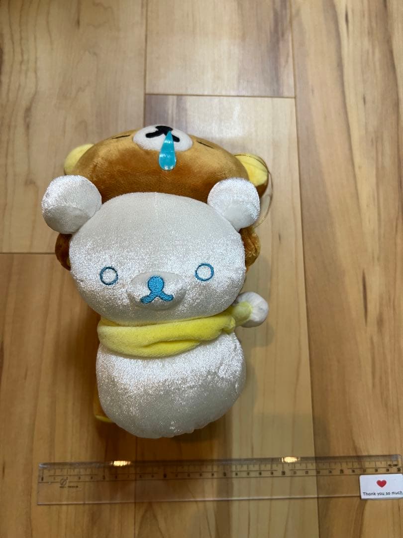 激レア　初期　リラックマ　ぬいぐるみBIGだらだら冬だより　鼻水　雪だるま　糸目