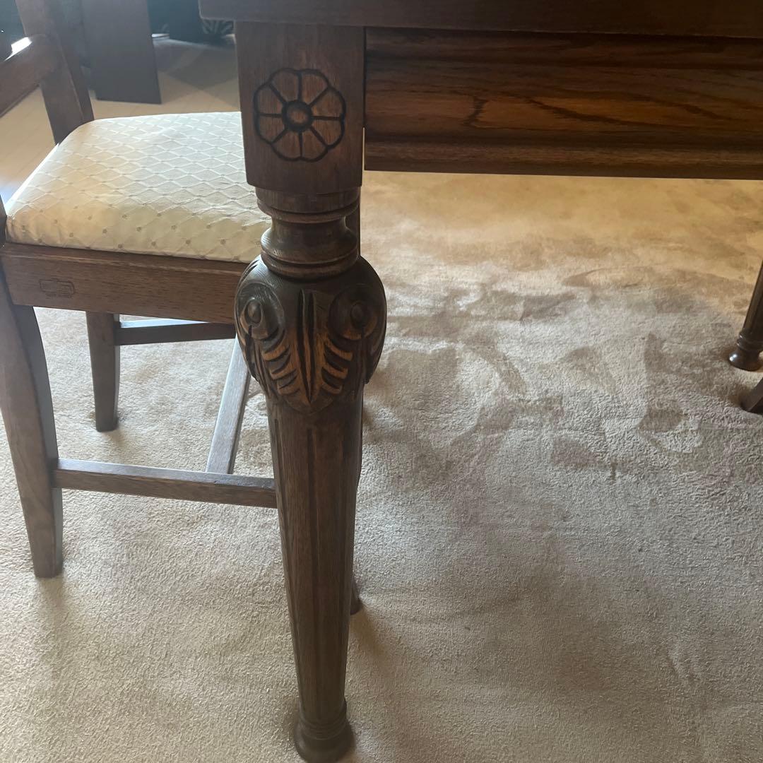 ダイニングテーブル　アジアン　アンティーク　イタリア　イタリア製　ヴィンテージ