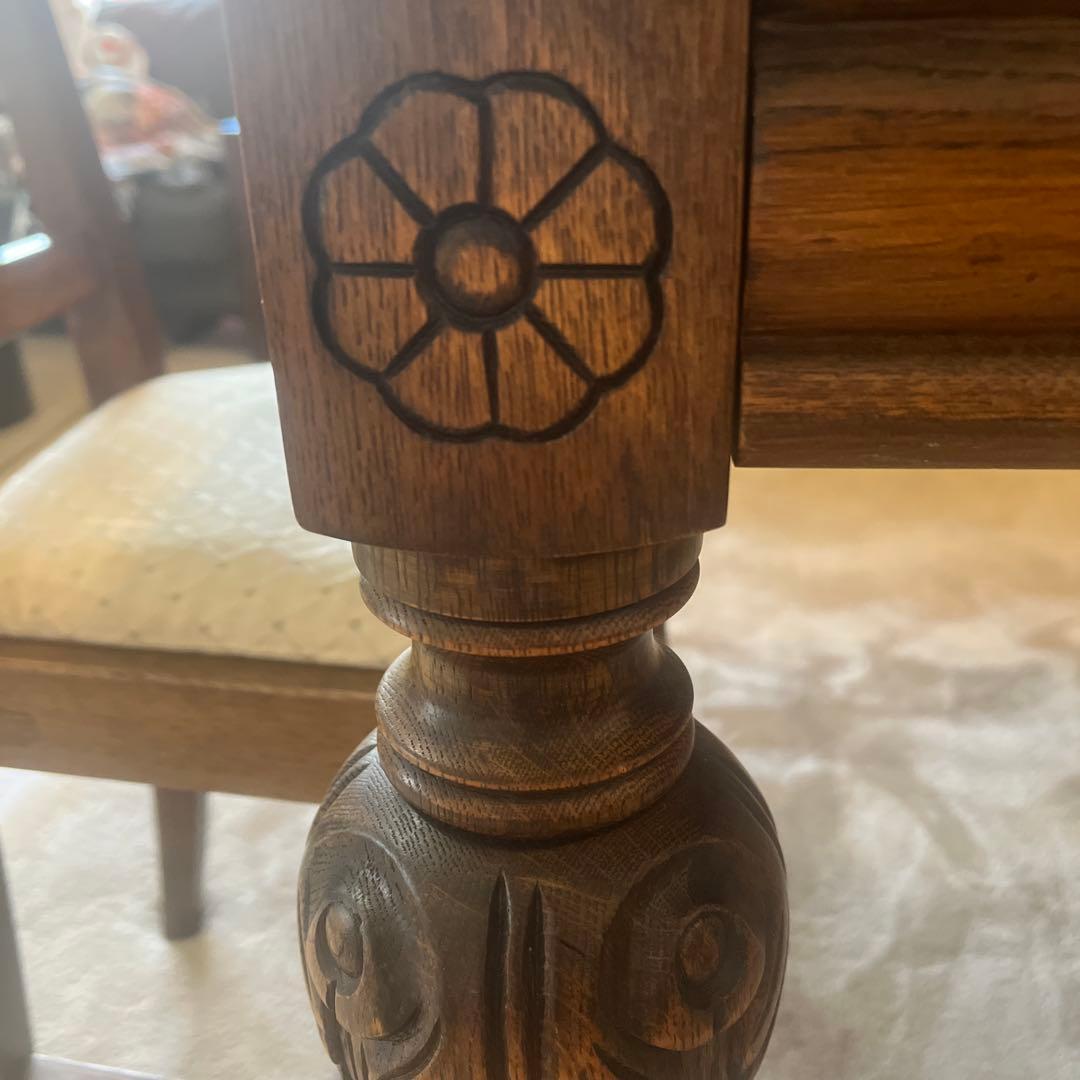 ダイニングテーブル　アジアン　アンティーク　イタリア　イタリア製　ヴィンテージ