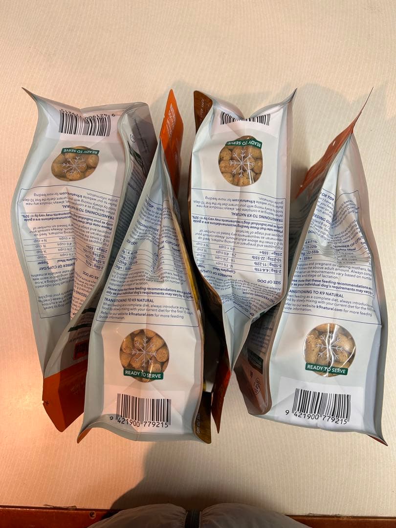 K9 Natural ラム フリーズドライドッグフード500g✖️ 4袋セット