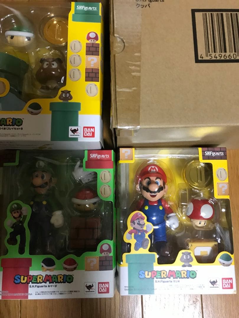 新品未開封S.H.Figuarts スーパーマリオ　6点セット