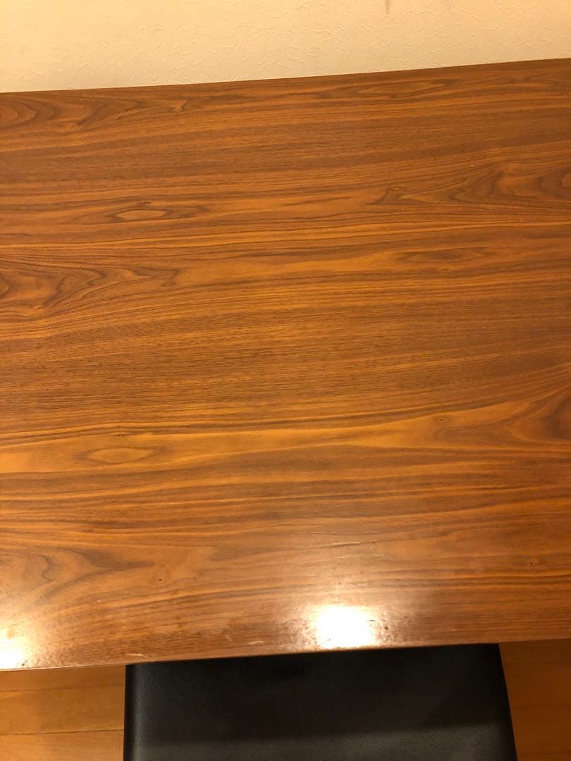 廃盤 美品 ノーチェ　木目ウォルナット 大判 ダイニングテーブル 引取り優先