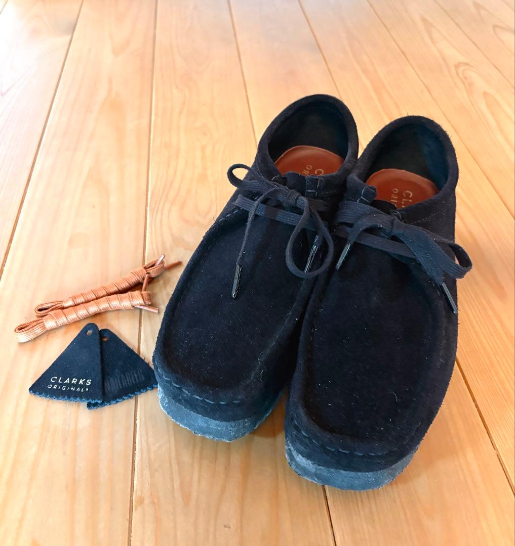 C*A様 【今だけ大幅値下げ！】 CLARKS Wallabee 黒　25.5