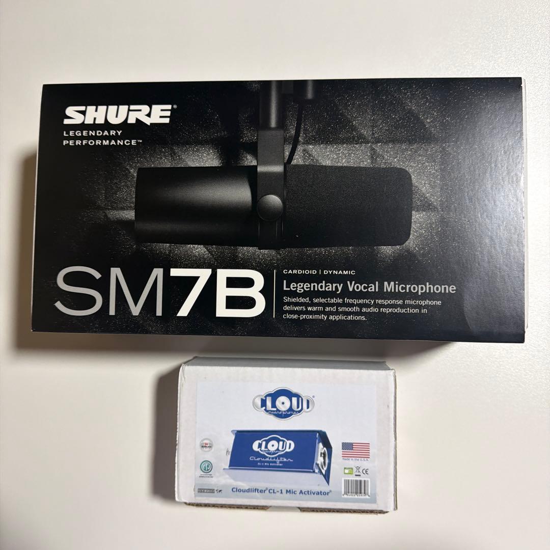 SHURE SM7B ＋ Cloudlifter CL-1