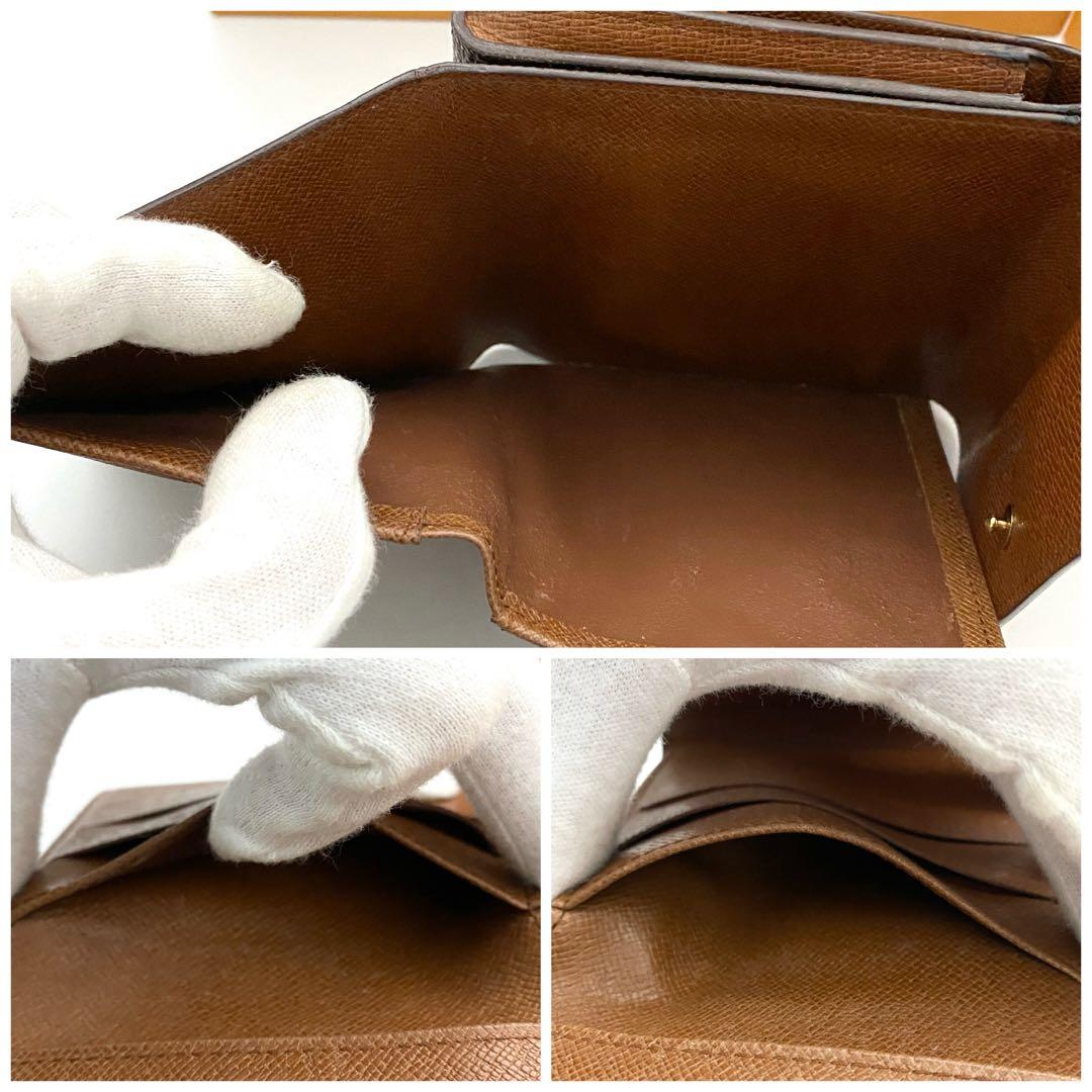 ルイヴィトン　モノグラム　エリーズ　折り財布　wホック