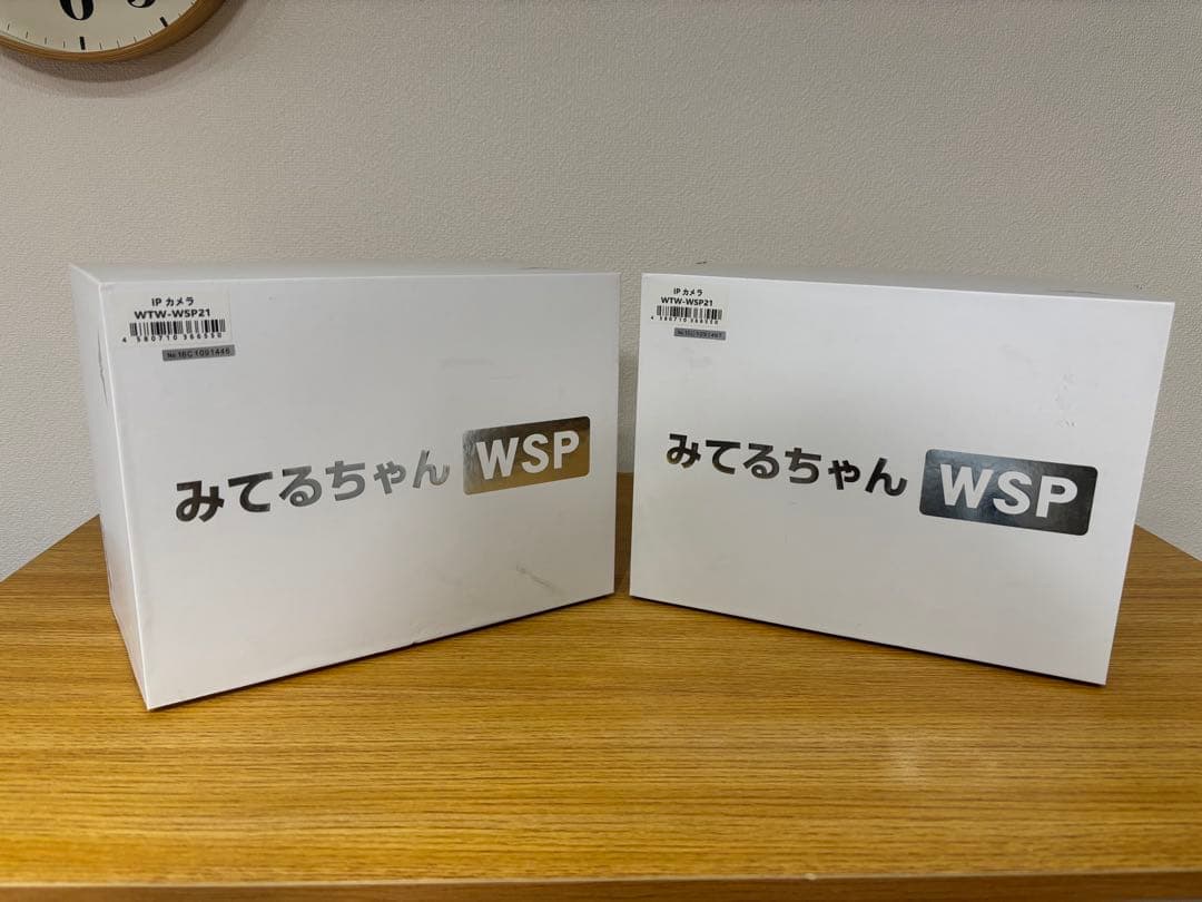 未使用みてるちゃんWTW-WSP21 ソーラー防犯カメラ大容量バッテリ 2個
