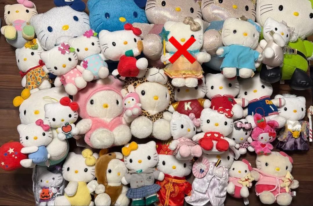 【お値下げ中】ハローキティ ぬいぐるみ まとめ売り 平成 レトロ