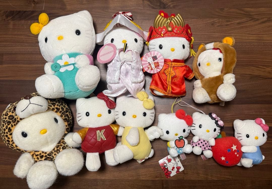 【お値下げ中】ハローキティ ぬいぐるみ まとめ売り 平成 レトロ