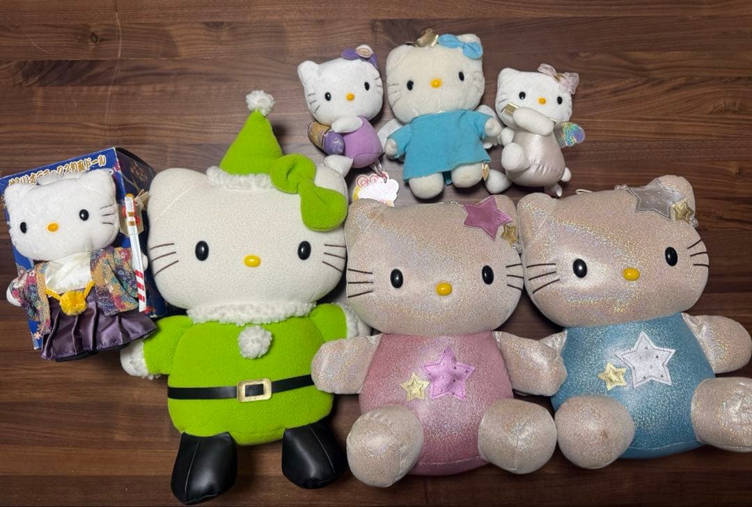 【お値下げ中】ハローキティ ぬいぐるみ まとめ売り 平成 レトロ