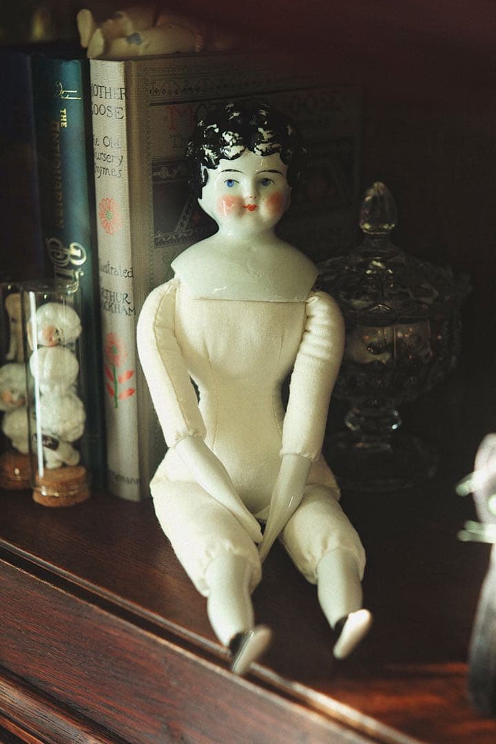 アンティーク チャイナヘッドドール ビスクドール アンティークドール