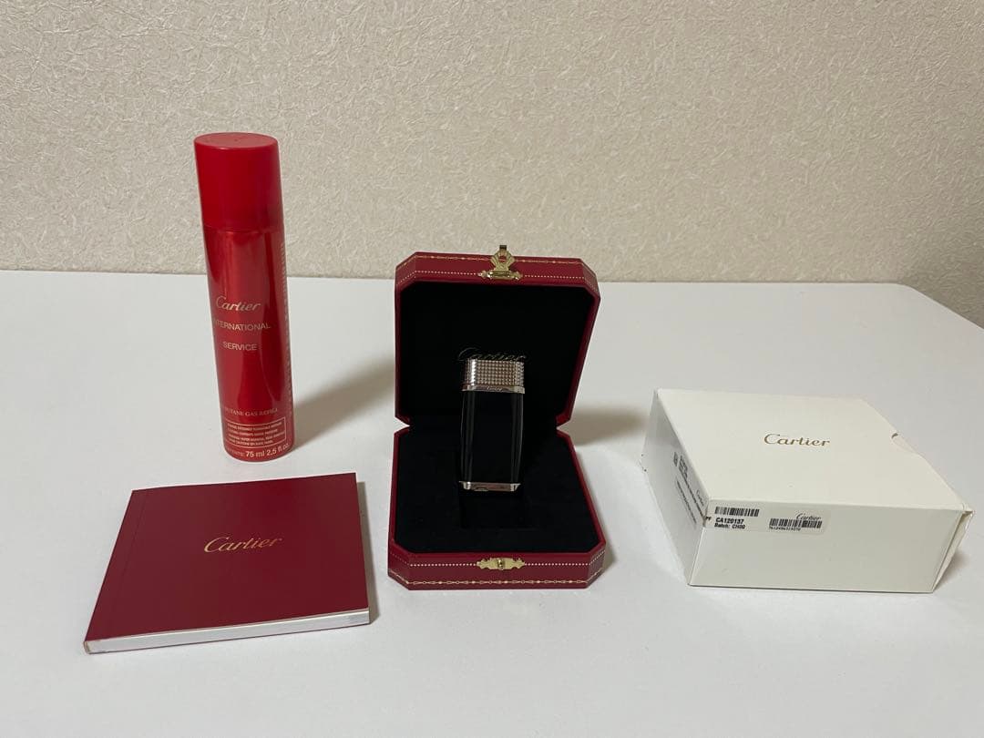 カルティエ　ガスライター　未使用に近い　本物