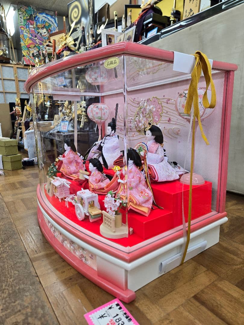 【一点限り】雛人形　ケース飾り　K13
