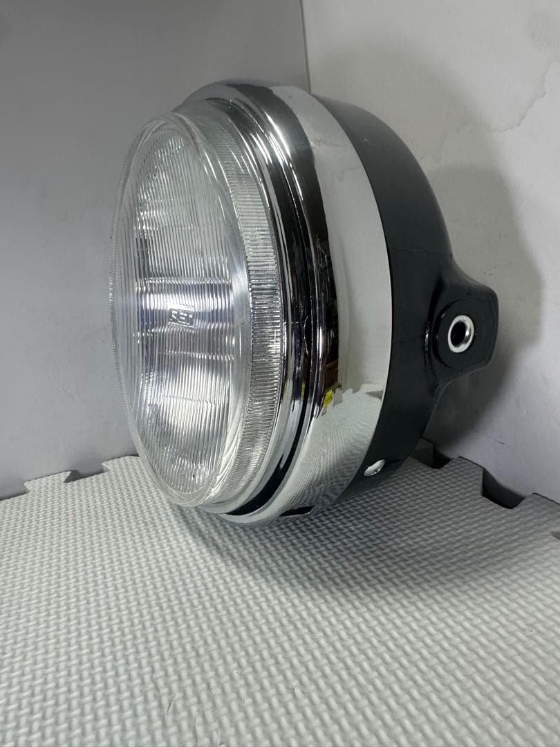 程度良好/当時物FET極東凹みレンズヘッドライト/検索シビエCIBIEマーシャル