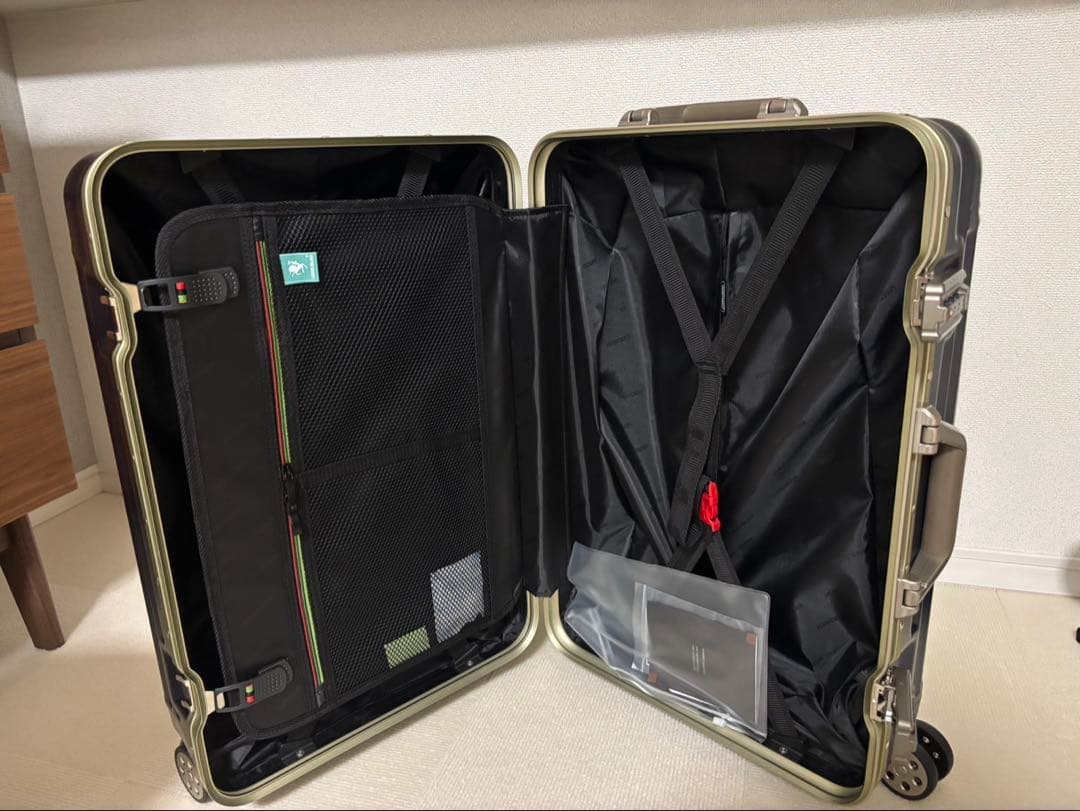 ネイビー アルミニウム合金 キャリーケース