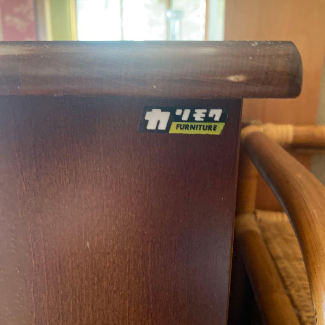 昭和レトロ　アンティーク調　木製キャビネット 幅約70cm 洋風　カリモク