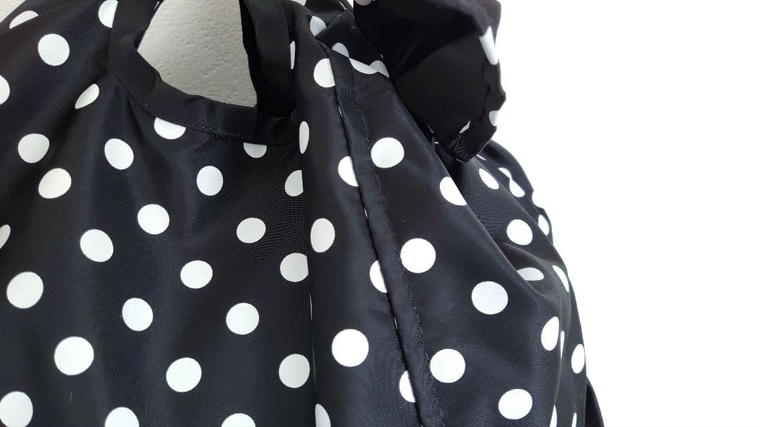 コムデギャルソン　グッドデザインショップ　ドット＆リボンバッグ　ブラック