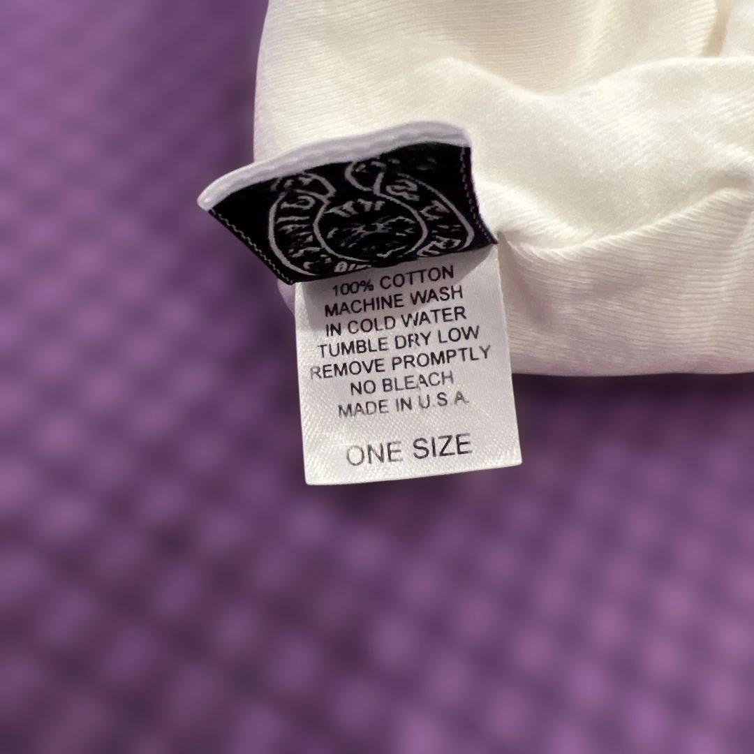 クロムハーツ サーマルビーニー ホースシュー刺繍　ニット帽　ホワイト