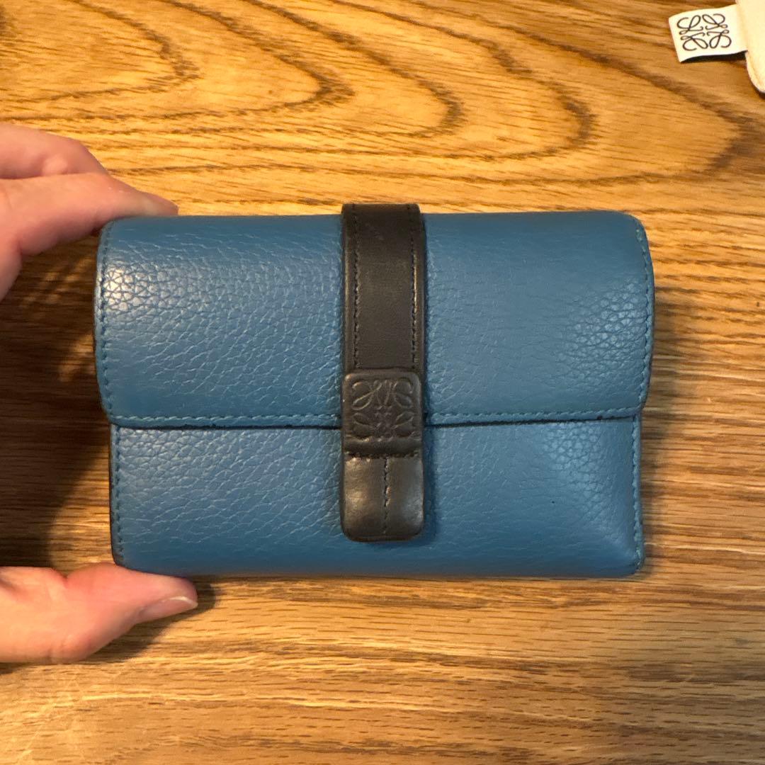 【ビジー】LOEWE バーティカル　スモール　ウォレット　廃盤カラー