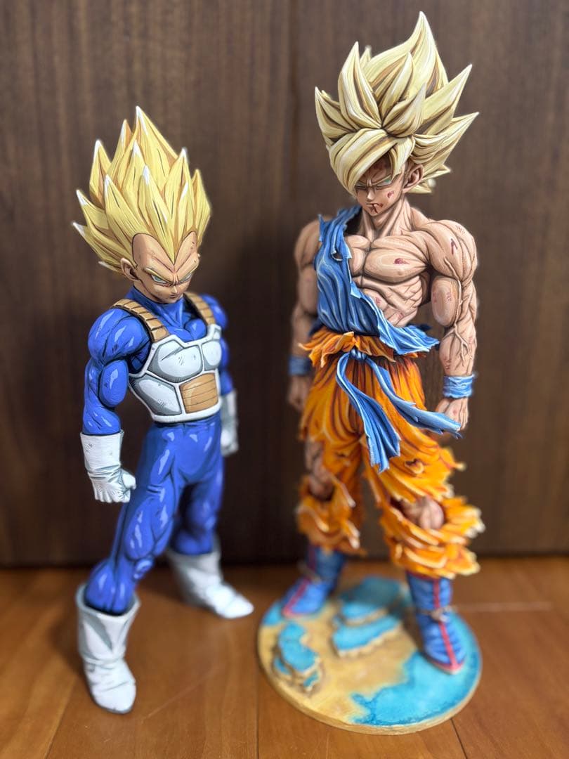 ドラゴンボール 孫悟空 ベジータ SMSP リペイント 二次元彩色 フィギュア
