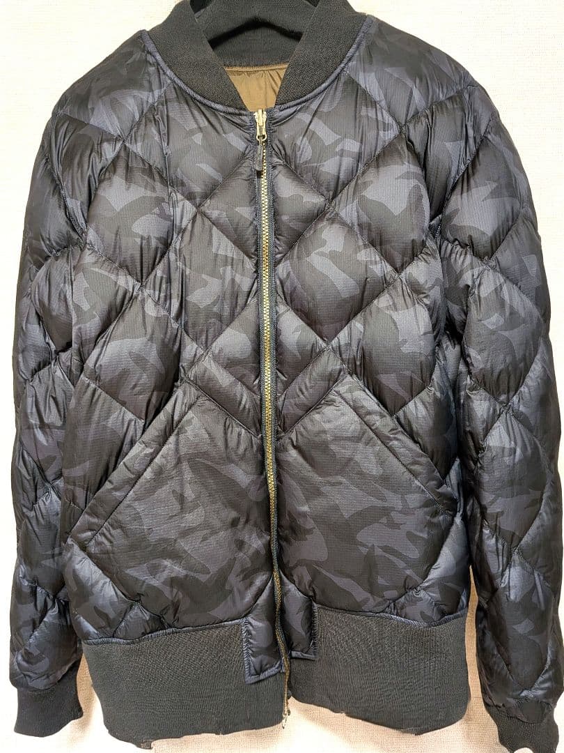 Eddie Bauer エディーバウアー 日の出タグ リバーシブル ダウン XL