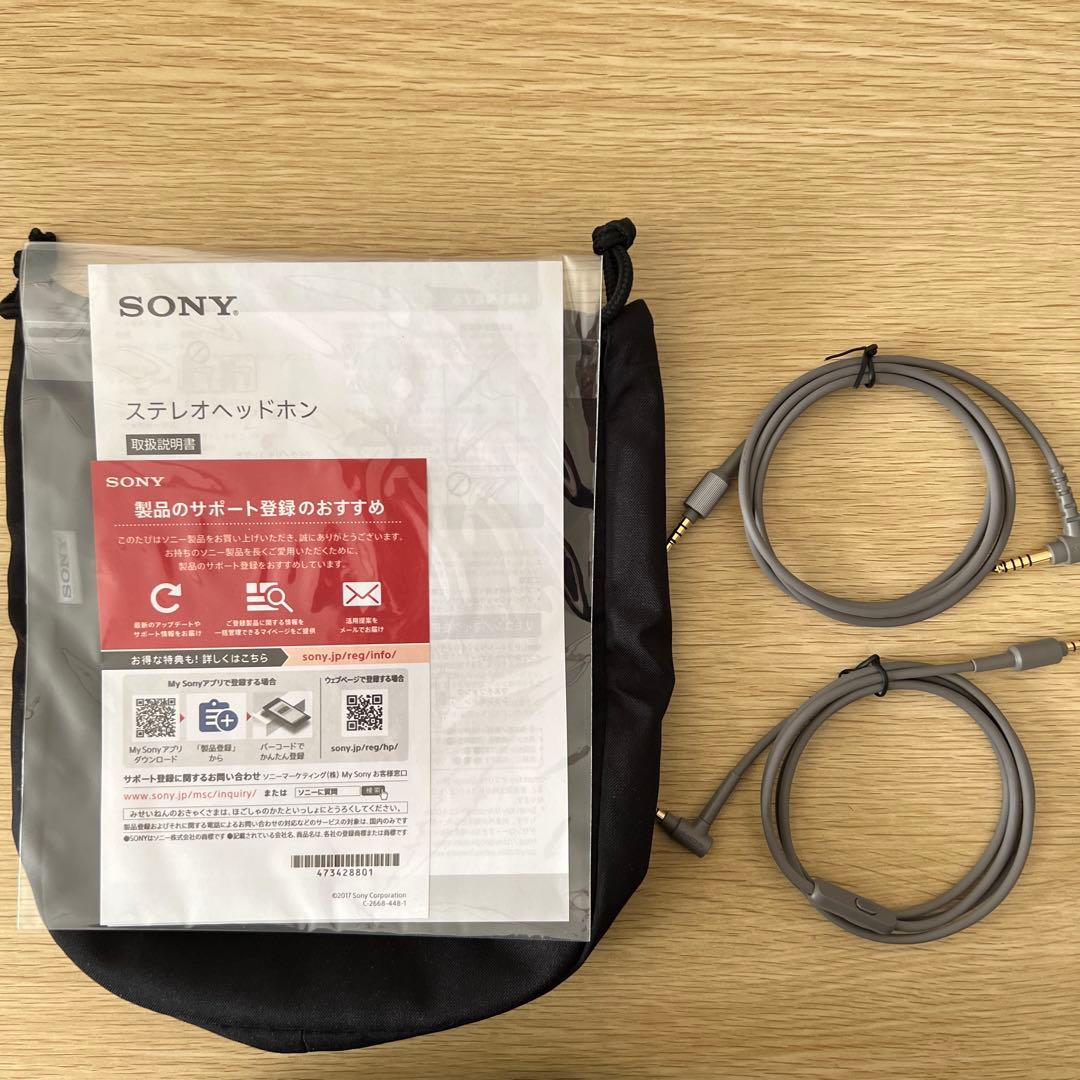 SONY ハイレゾヘッドホン MDR-1AM2（S） シルバー