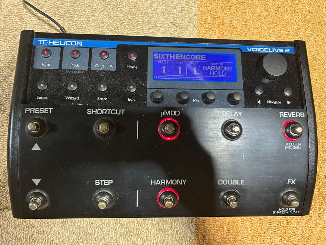 Tchericon voicelive2 ボーカルエフェクター